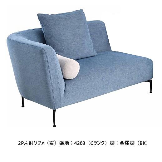 開梱設置送料無料] エスティック スピガ カームリー 2P片肘ソファ CAML