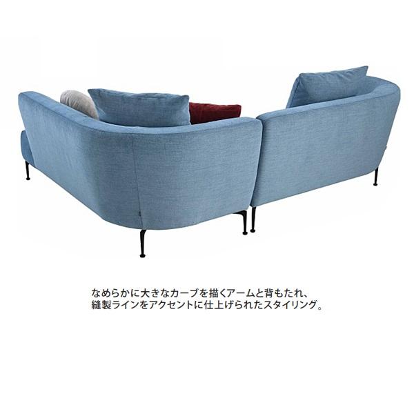 カバーのみ】Estic Spiga PARTNER(二人掛けソファ)用2セット カバー