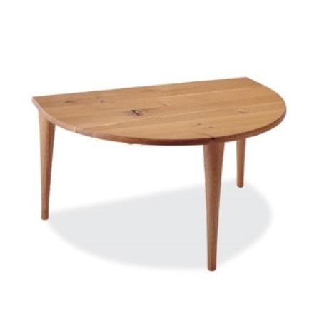 飛騨産業 [開梱設置送料無料] 10年保証 半円形テーブル 森のことば