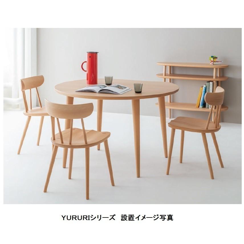 [開梱設置送料無料] 10年保証 飛騨産業 テーブル (幅115cm) YURURI / ユルリ / ゆるり SL332B 主材：ビーチ材 受注生産 納期約30〜45日_2