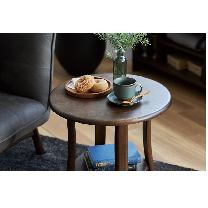 浜本工芸 [送料無料] 5年保証 ラウンドテーブルC No.2200 主材：オーク