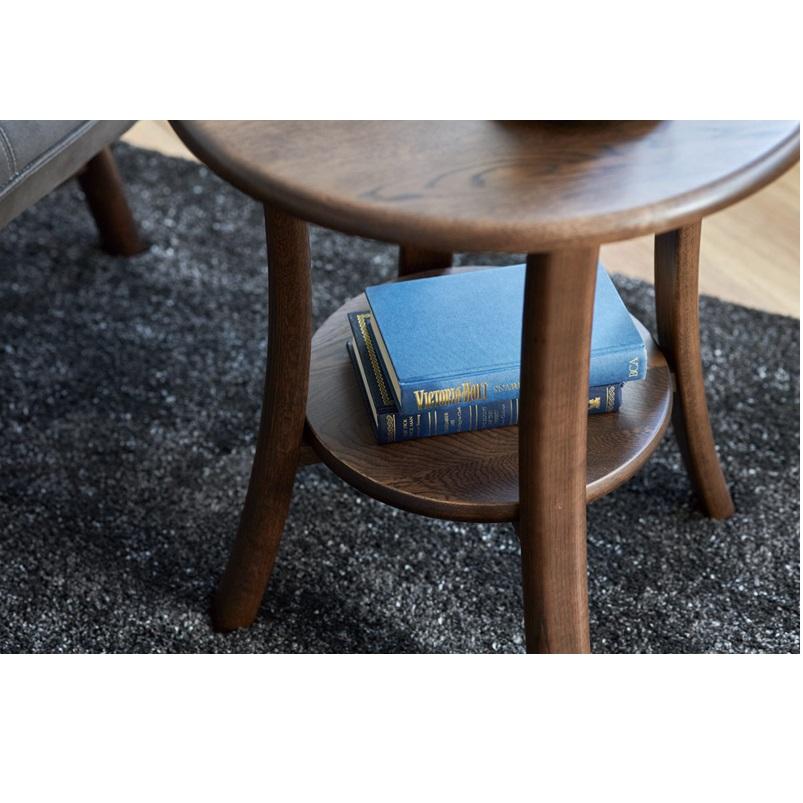 浜本工芸 [送料無料] 5年保証 ラウンドテーブルC No.2200 主材：オーク