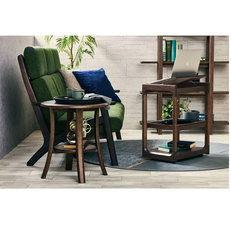 浜本工芸 [送料無料] 5年保証 ラウンドテーブルC No.2200 主材：オーク