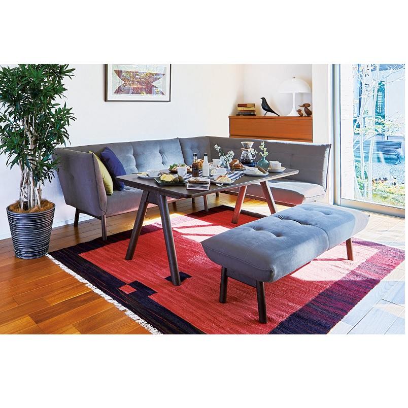 浜本工芸　無垢オーク　ダイニングテーブル　幅135奥行80高69（定価１１万円） 浜本工芸 [開梱設置送料無料] 5年保証 135×80ダイニングテーブル