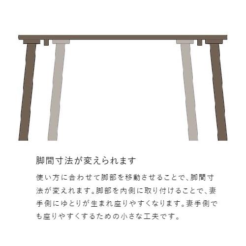 浜本工芸 [開梱設置送料無料] 5年保証 120ダイニングテーブル No.7460