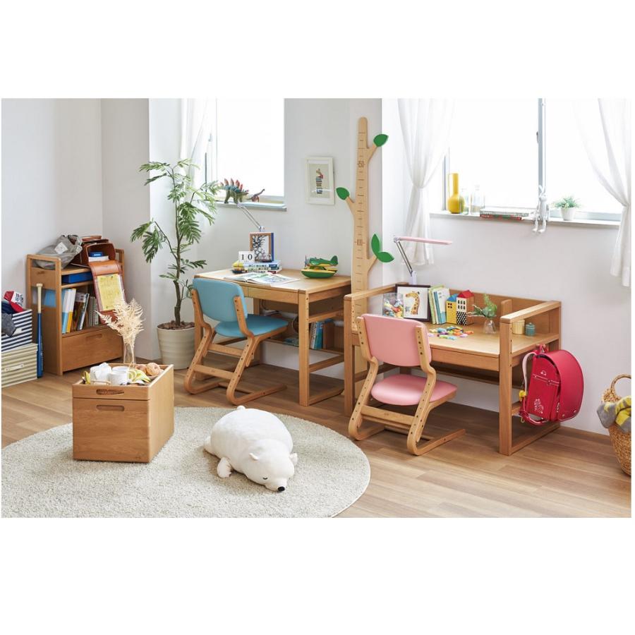 [開梱設置送料無料] 国産 浜本工芸 学習デスク/学習机 No.17デスク (W100) 素材：ナラ無垢材 (天板UV塗装) 塗色：3色対応 (NA/DA/CA)_20