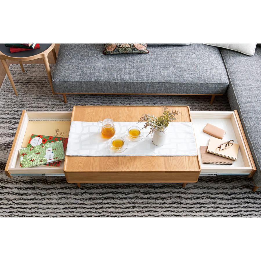 浜本工芸 [開梱設置送料無料] 5年保証 No.6000サイドテーブル (引出付