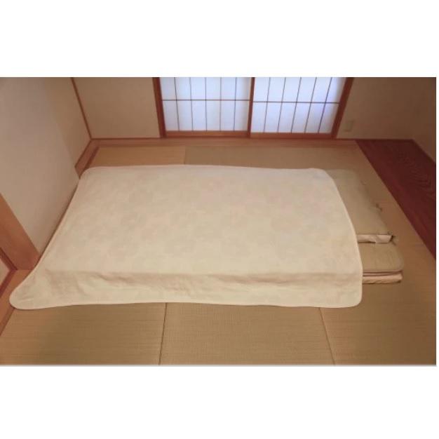 イワタ製 (IWATA) 国産 6重ガーゼケット DE-GK-601 2サイズ対応：ハーフ/Ｓ 生地：平織綿100％無地染エコテックス 生地色：生成 送料無料（玄関前配送）_2