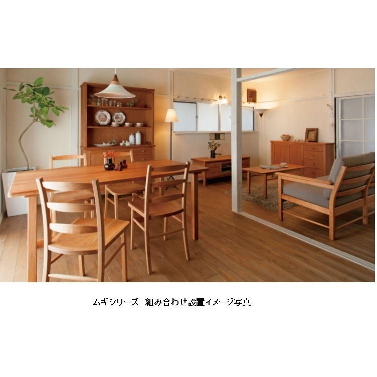 木馬舎 飛騨の家具 ムギ チェア オーク材 板座 受注生産 送料無料