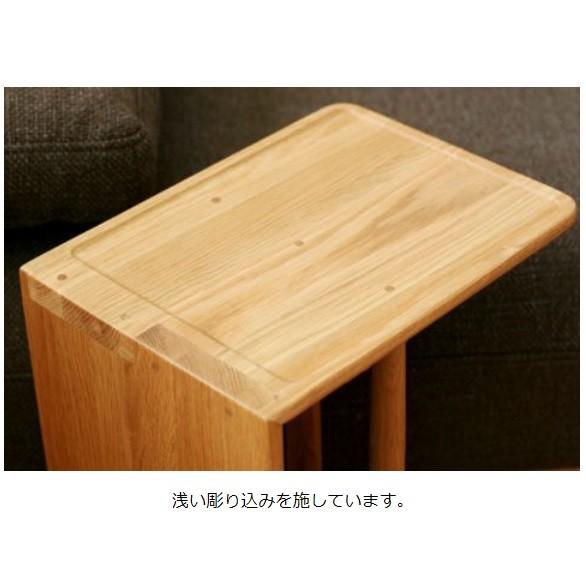 起立木工 [送料無料] サイドテーブル シエスタ2 2素材対応：ホワイト