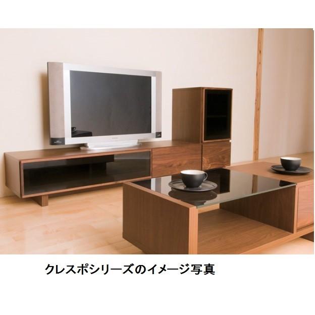レグナテック TVボード 180TVスタンド クレスポ (黒ベール) 2素材対応