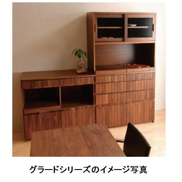 レグナテック 120キッチンカウンター グラード2 (喜び) 2素材対応 (WN/OAK) ウレタン塗装 開梱設置送料無料の画像