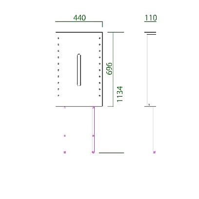 Meuble（モーブル） ルーク2用壁掛けパネル+壁掛けムービングアーム