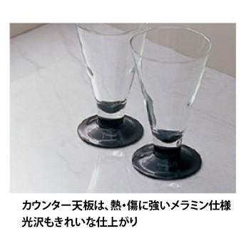 国産大川製 120レンジボード ビガー ２色対応：ダーク/ホワイト メラミンカウンター・モイス採用 飛散防止フィルム加工 開梱設置送料無料_6