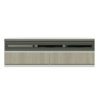 国産大川製 1500ローTV シーザー 前面：ハイグロスシート カウンター：メラミン 本体：2色対応 前板：50色対応 受注生産 開梱設置送料無料の画像