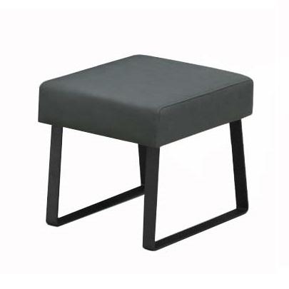 松田家具 スツール ドルチェ 張地：テックレザー (布) 脚：スチール
