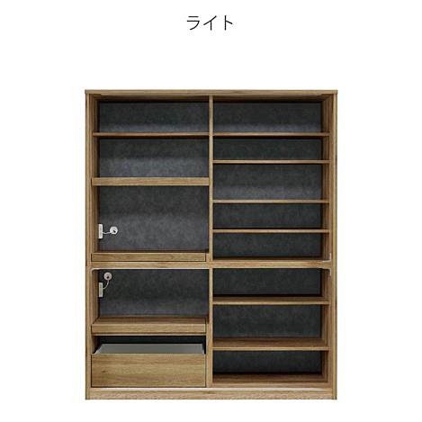 松田家具 国産大川製 1400ダイニング収納A+B ガリバー 3サイズ対応 3色