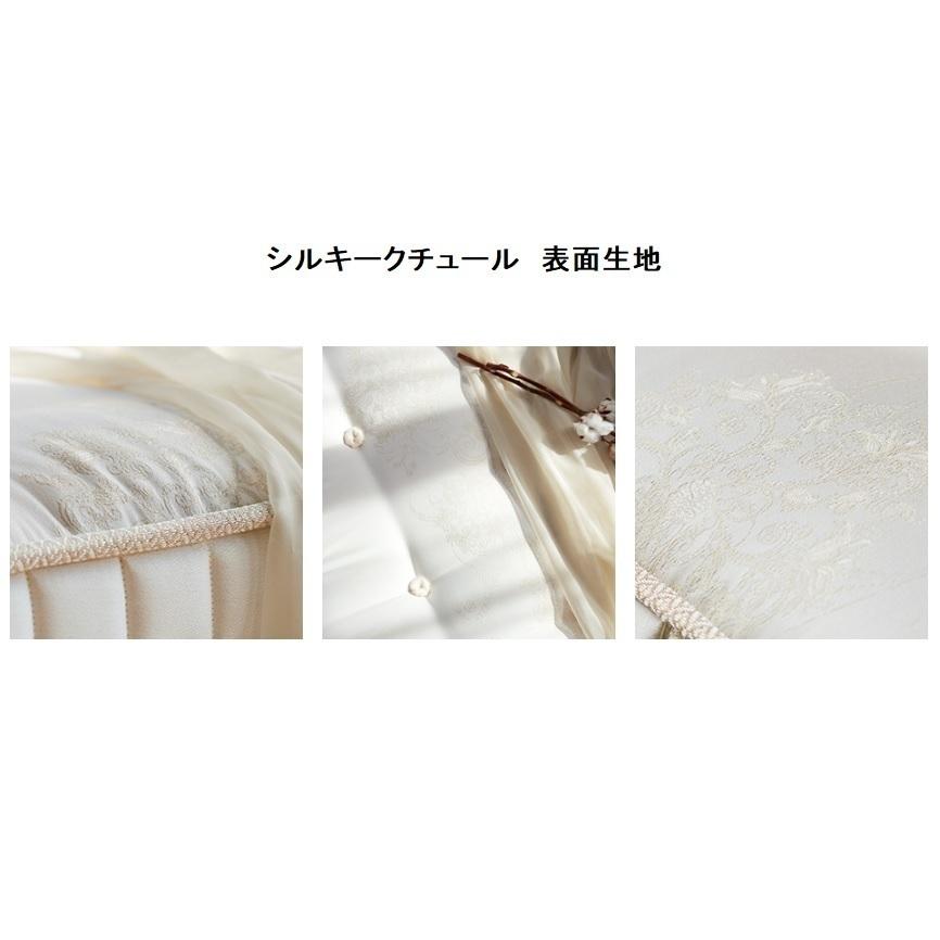[開梱設置送料無料/うれしいレビュー特典有] 日本ベッド 国産ダブル (D) マットレス シルキークチュール シルキーポケットコイルスプリングの画像