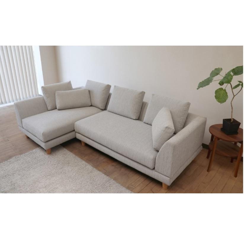 NDstyle 250カウチソファ オルビア OLB-SF160+SF160 脚2タイプ選択 布  