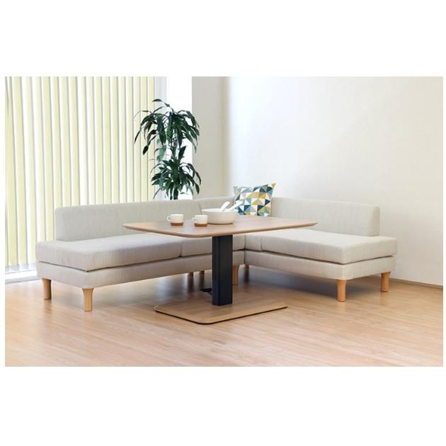 【値下げ】NDstyle ベンチソファ テット NDstyle ベンチソファ テット TET-BNL/BNR 脚付（TET-LEG-W165C） 布