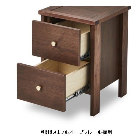【送料無料】国産品 ニッポネア (NIPPONAIRE) ナイトチェスト コーニス ２色対応：ＷＮ/ＯＡＫ ウレタン塗装 F☆☆☆☆_3