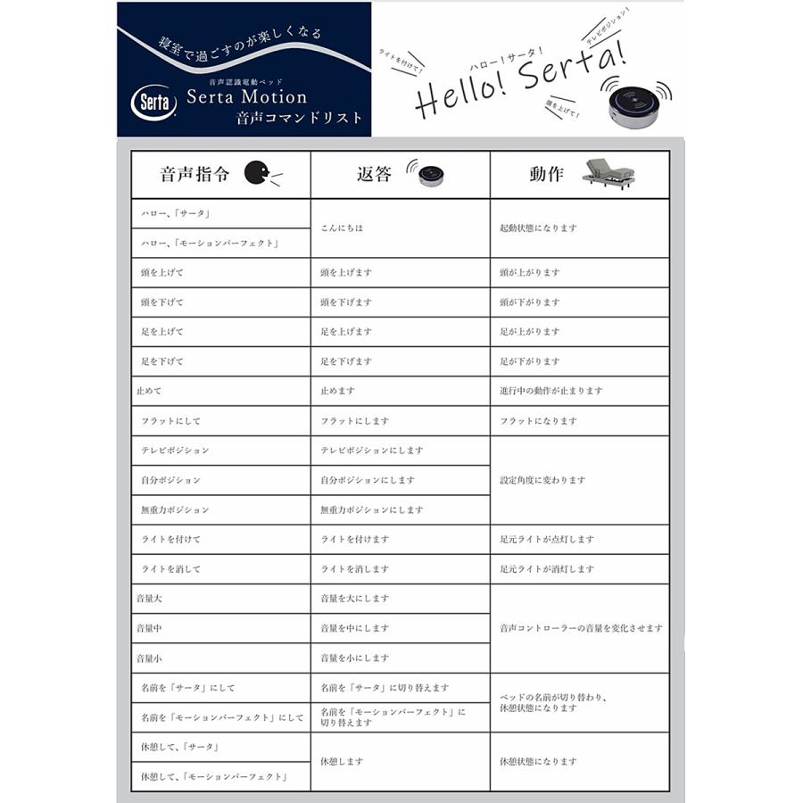 Serta（サータ） 【開梱設置送料無料】電動ベッドフレーム +