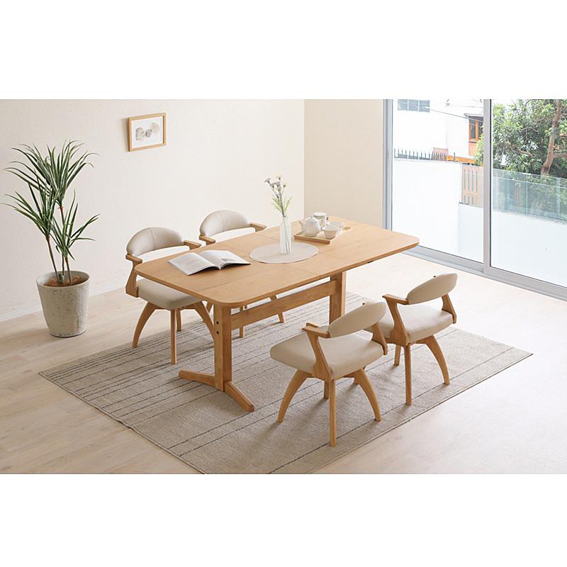 シギヤマ家具製 130伸長式テーブル レバン 天板：オーク