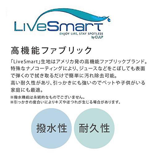 シギヤマ家具製 90ソファ ロイブル アカシア無垢材 座面：布３色対応(IV/GRY/BR) オイル塗装高性能ファブリック「LiveSmart」採用 ノックダウン仕様 送料無料_4