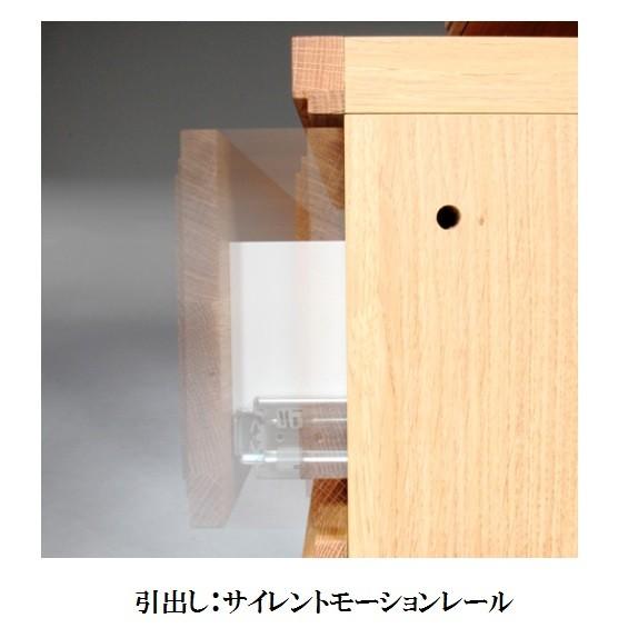 国産 200ユニットボード COMTE（コンテ）NA 上40ガラス扉L・R+120オープン +下40扉L・R+60引出し×2 ホワイトオーク無垢材/オイル塗装 開梱設置送料無料の画像