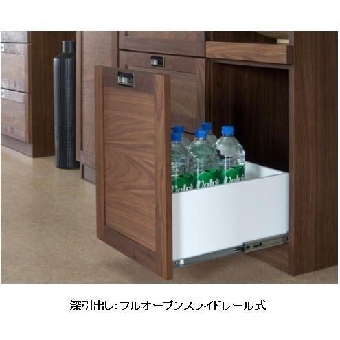国産 140カウンター Fino（フィーノ）カラー：2色対応（NA/WN）カウンター天板：ステンレス 引出し：サイレントレール 開梱設置送料無料_5