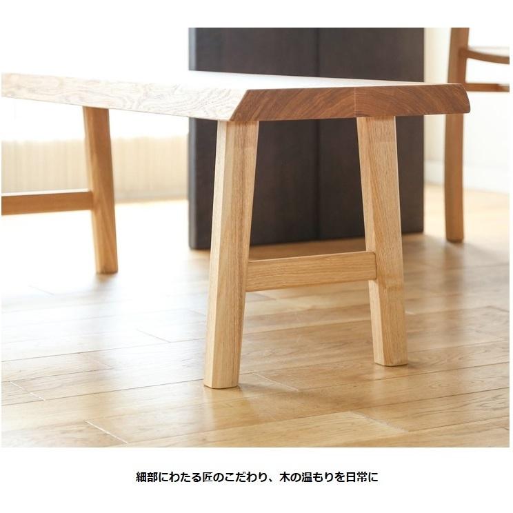 [送料無料] 10年保証 シラカワ・飛騨の匠工房 No.301 ベンチ (耳付き) S-T3012 NOIL 7サイズ対応 3素材対応 オイル塗装_5