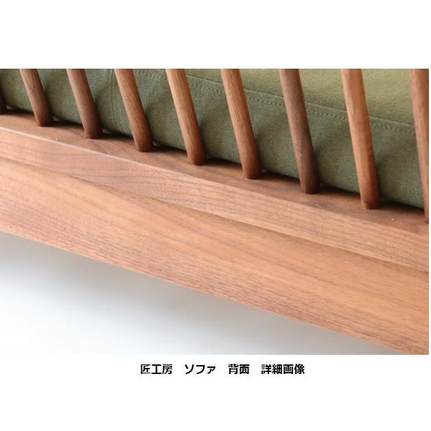 [開梱設置送料無料] 10年保証 シラカワ・飛騨の匠工房 No.2020 2Pソファ SL-2020 NOIL 2素材対応 オイル塗装 張地：オルガ5色対応 クッションなしも選べます_7