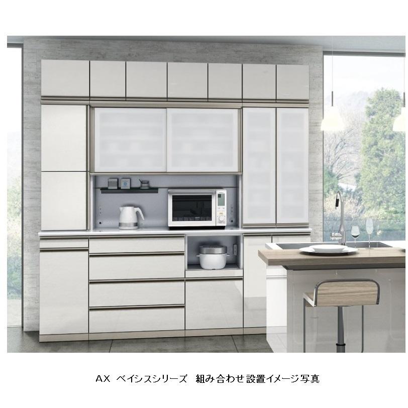 綾野製作所 150上置 ベイシス (BASIS) SS-150PZ 前板定番色：パールホワイト色 (P) オーダー色：12色対応 メラミンオーダー60色対応 高さ210〜600mm 送料無料の画像