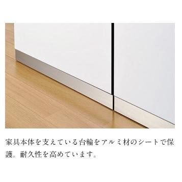 綾野製作所 40下キャビネット (家電収納＋引出し) クラスト (CRUST) CX-40G2 奥行450mm 開梱設置送料無料
