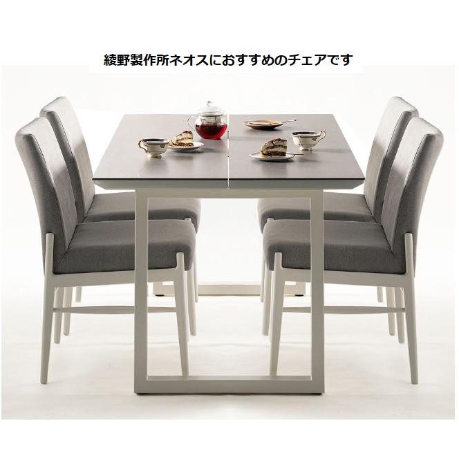 綾野製作所 ダイニングチェア DC-K001GY/DC-W001LG 木部：天然木オーク