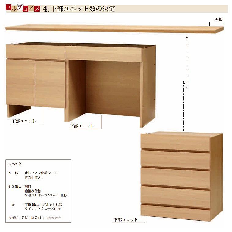 フルチョイス リネア 720h オープンシェルフ 奥行3タイプ：300/350/435mm 幅：300~700mm（1cm単位でオーダー可能）カラー：6色対応 送料無料_2