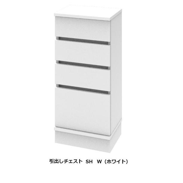 [開梱設置送料無料] カウンター下 すきまくん 引出しチェスト SH (Sタイプ) ポリエステル化粧合板 幅:40/41〜60cm 奥行4タイプ 高さ:60~103cm カラー:14色対応（Yahoo!・F-ROOM）