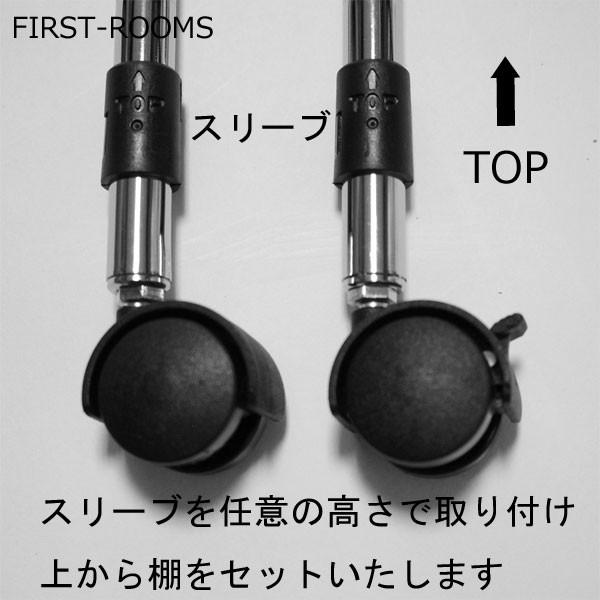 美品♦️鍵 ２つ付♦️スチール収納　キャスター付♦️2つあります♦️補償付 送料込 メタルラック スチールラック キャスター付 2段 幅45×奥行き25×高さ