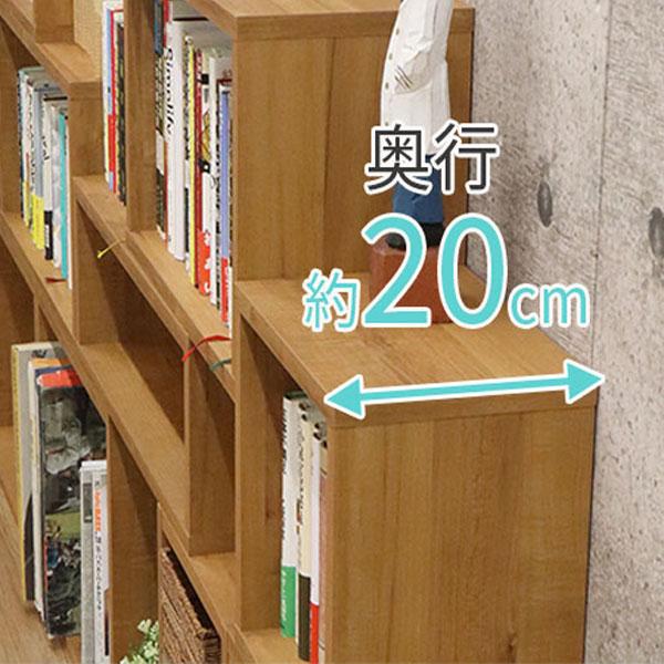積んでbox カラーボックス 幅60 奥行き20 高さ20cm : 組み立て家具の