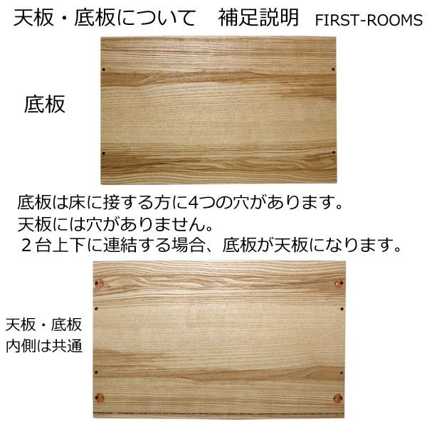 ヴァルト 木製 キャビネット 木扉 配線コート穴付 幅83.5×奥行き40×高さ74.3ｃｍ ダークブラウン ナチュラル VAB-7801の画像