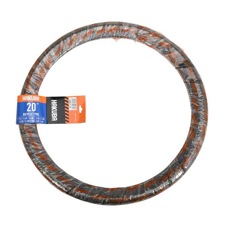 自転車 タイヤ 20インチ HAKUBA TIRE ハクバタイヤ 20in 一本巻き 20×1.75 | 
