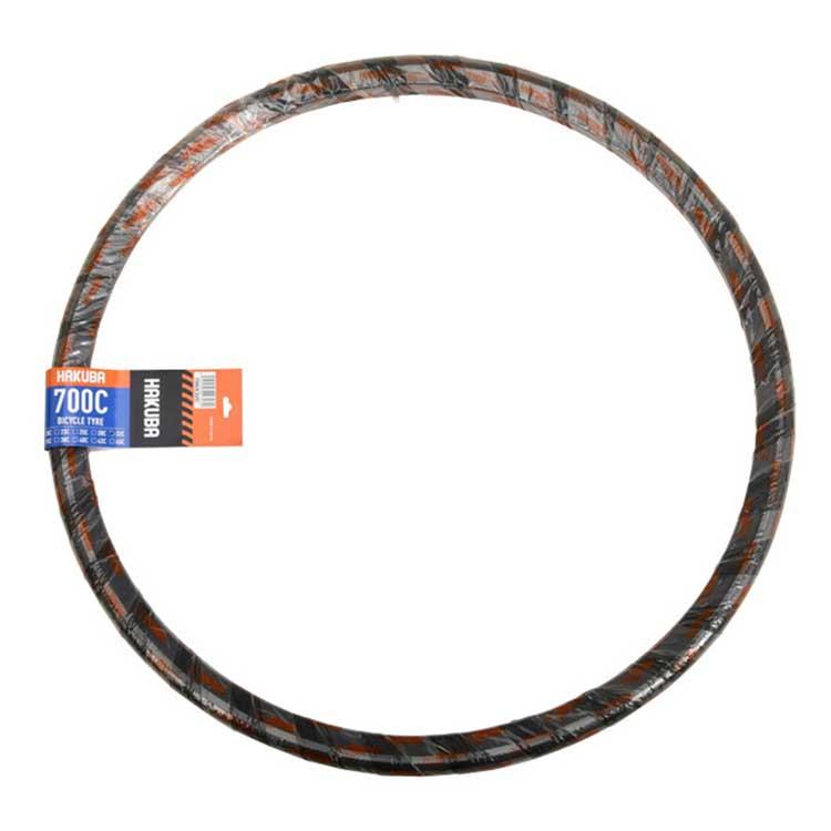 たそ　タイヤ一本 自転車 タイヤ 700×32C HAKUBA TIRE ハクバタイヤ 一本巻き 700C