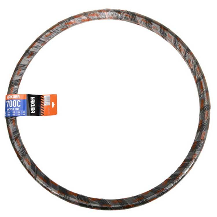 自転車 タイヤ 700×35C HAKUBA TIRE ハクバタイヤ 一本巻き 700C | 