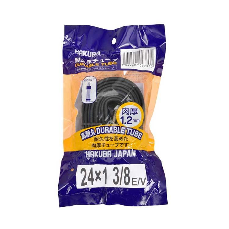 自転車 チューブ 1.2mm 24インチ HAKUBA TIRE ハクバタイヤ 24in 英式バルブ | 