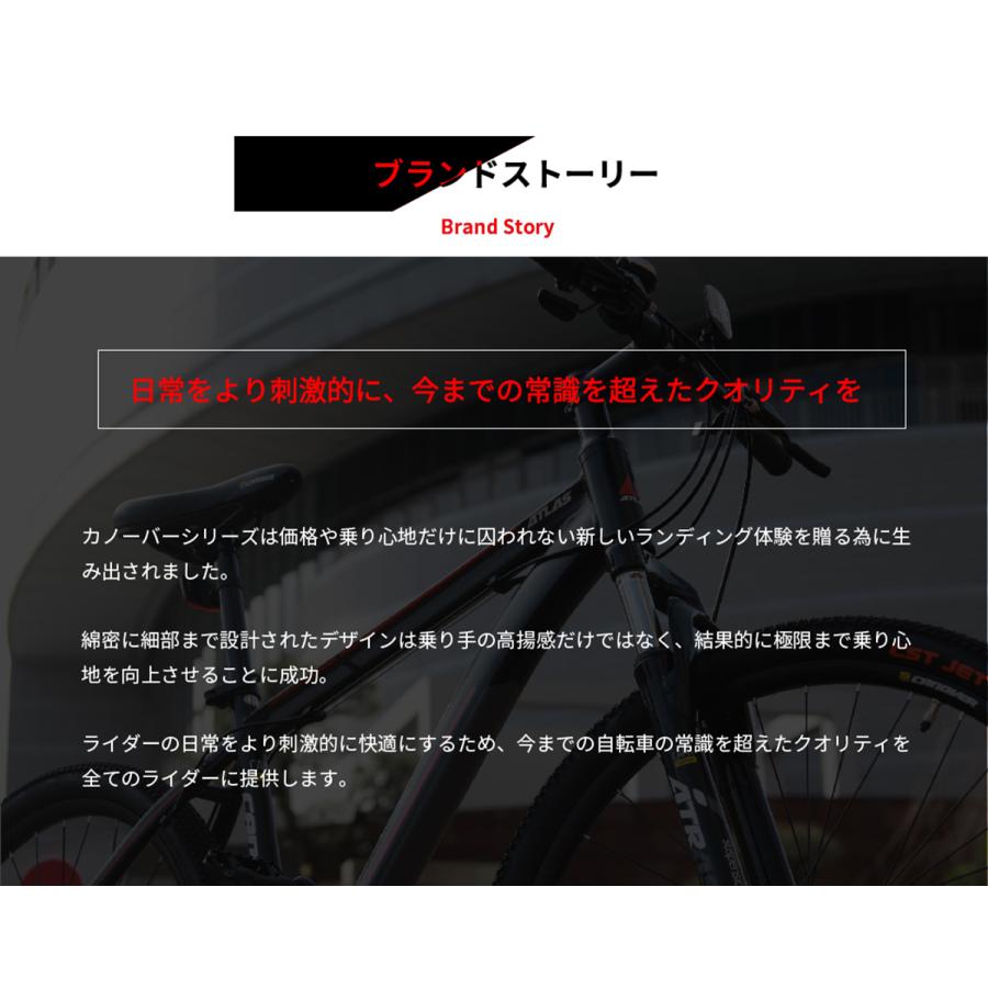 CANOVER 完成品 マウンテンバイク MTB 自転車 26インチ 組立済 21段