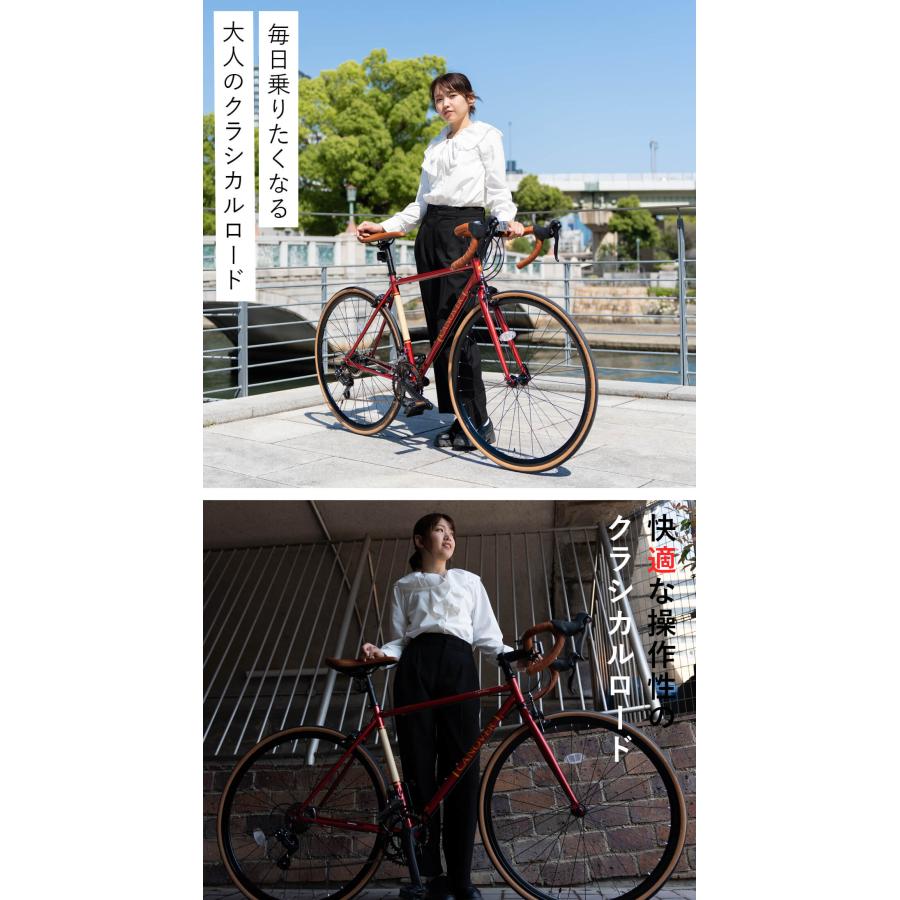 CANOVER ロードバイク 自転車 完成品 組立済 700×25C 14段変速