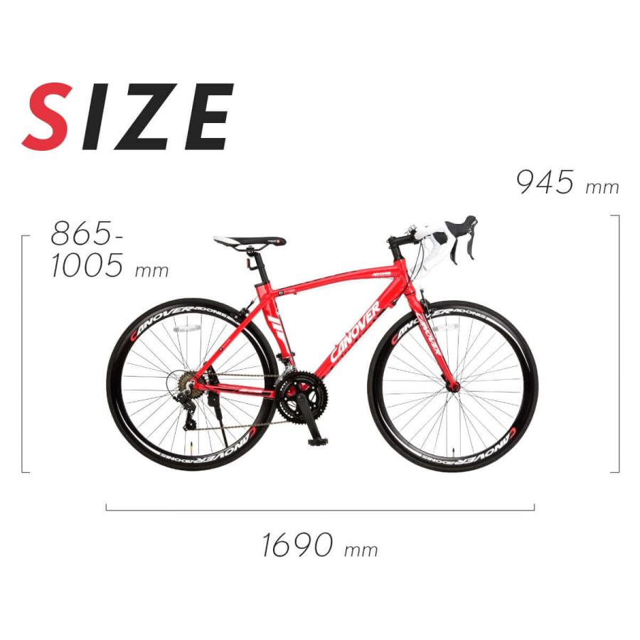 CANOVER ロードバイク 自転車 700×23C 14段変速 デュアル CANOVER ロードバイク 自転車 700×23C 14段変速 デュアル