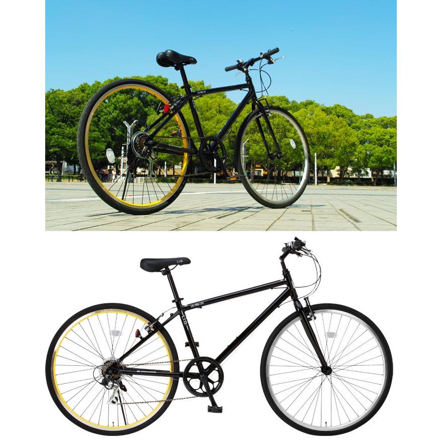 クロスバイク 700c 軽量 アルミフレーム 自転車 シマノ6段変速 Lig リグ Ot Cr 7006 Lig 組立必要品 通学 通勤 男女兼用 Cr 7006lig 自転車通販 F Select 通販 Yahoo ショッピング