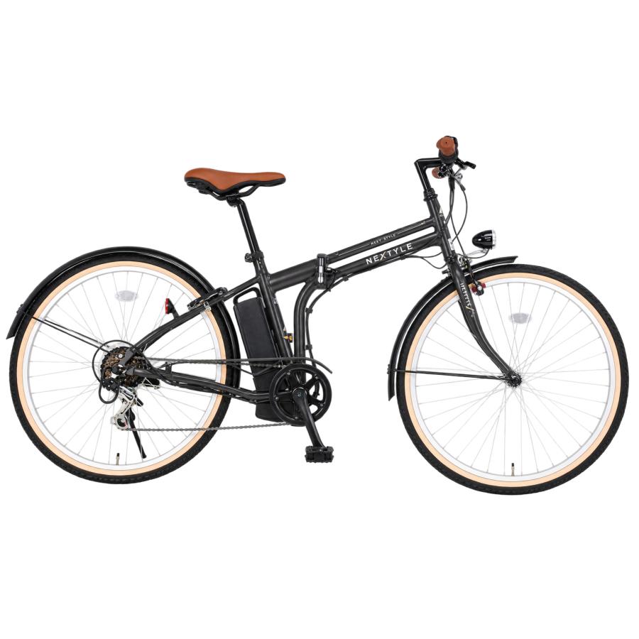 電動アシスト自転車 折りたたみ式 26インチ 完成品 3アシスト＆6段変速 砲弾型ライト 免許不要 ネクスタイル NEXTYLE E-Fold 26 NX-EF266 | NEXTYLE | 10