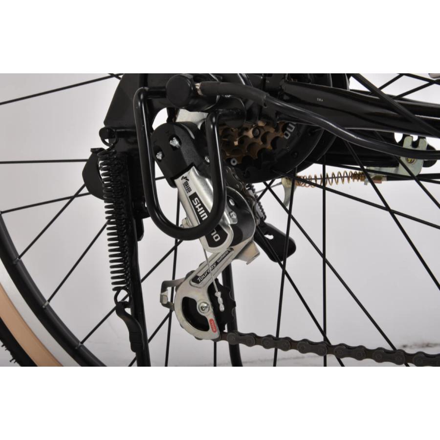電動アシスト自転車 26インチ 完成品 3アシスト＆6段変速 砲弾型ライト リアパイプキャリア 両立スタンド ネクスタイル NEXTYLE E-City 26 NX-ET266 | NEXTYLE | 19